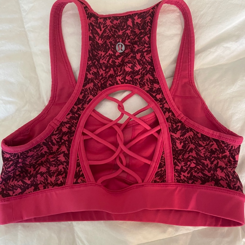 Lululemon Multi colored Sports Bra size 6